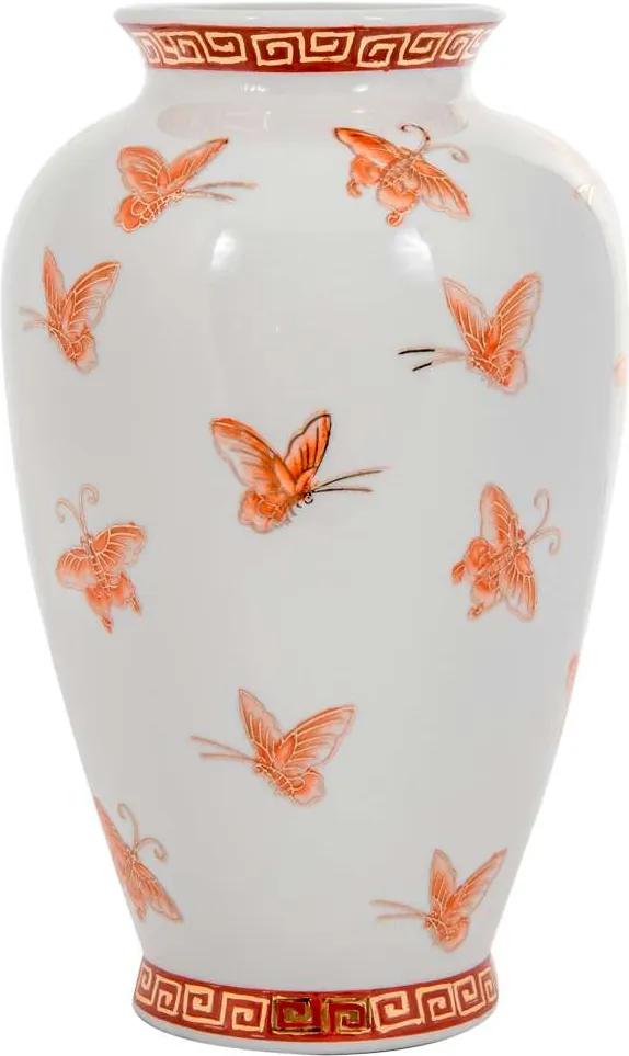 Vaso de Porcelana Zínia  - Linha Butterfly
