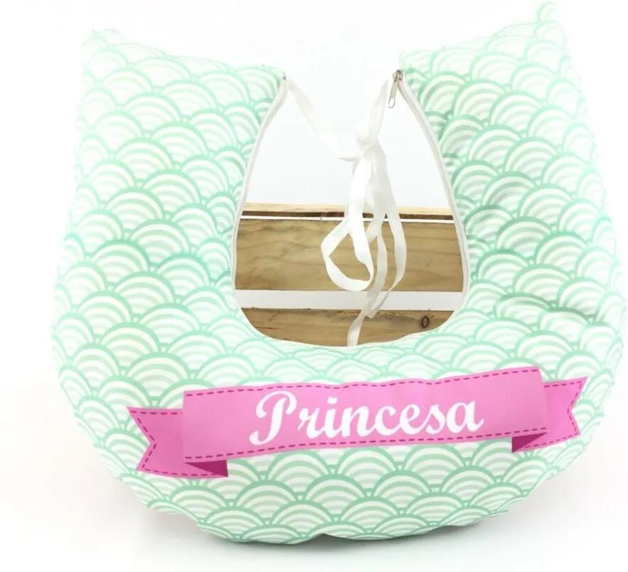 Almofada de AmamentaçÁo Bbbag Princesa Verde