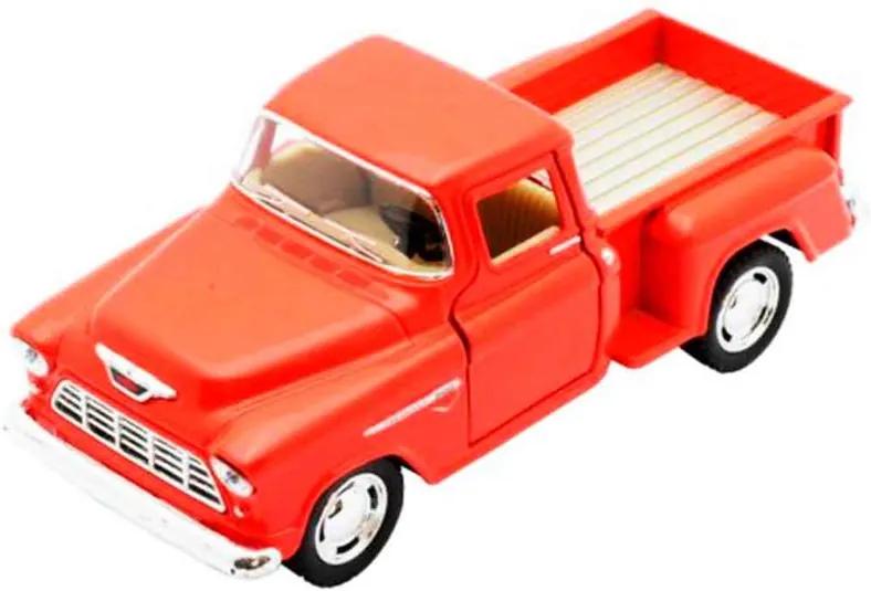Miniatura 1955 Chevy Stepside Pick-up Escala 1:32 Laranja