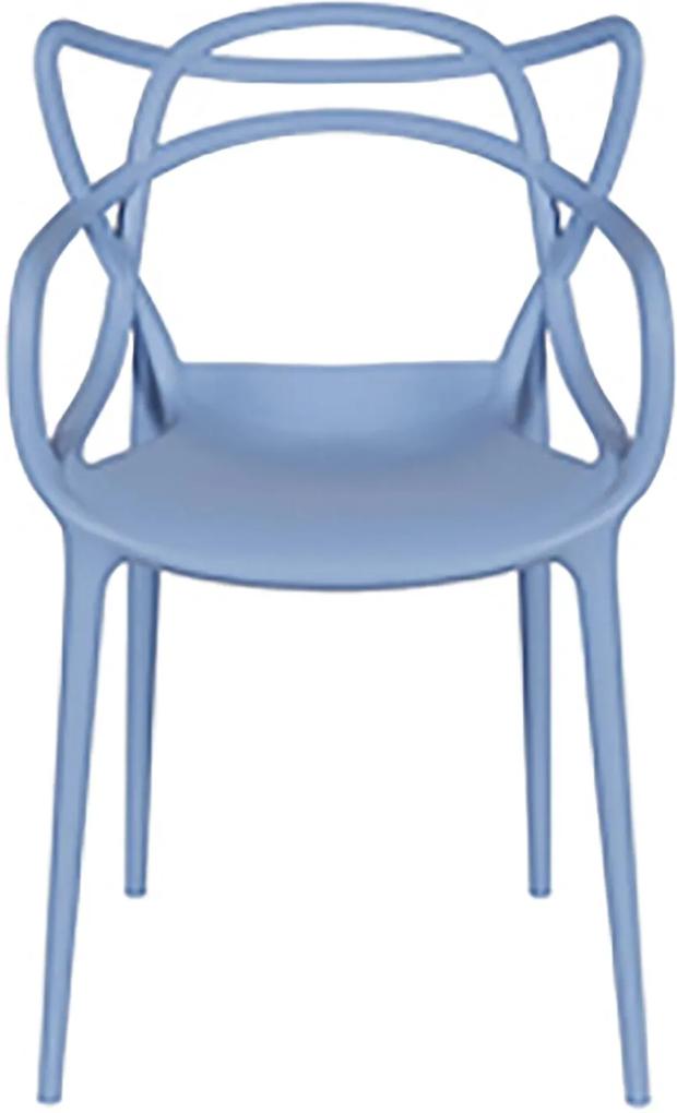 Cadeira Allegra Masters Polipropileno Azul