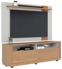 Rack para Sala Memory com Painel para TV 70 Pol. Amélie C05 Mix Off Wh