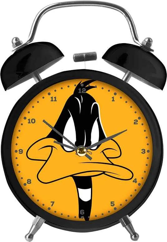 Relógio Despertador Looney Tunes Daffy Duck Big Face em Metal - Urban