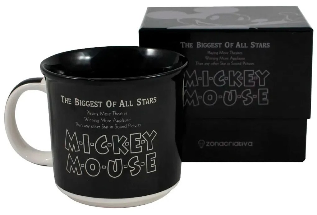 Caneca de Cerâmica Mickey Mouse 90 Anos 350 ml