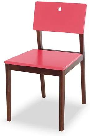 Cadeira Elgin em Madeira Maciça - Pink