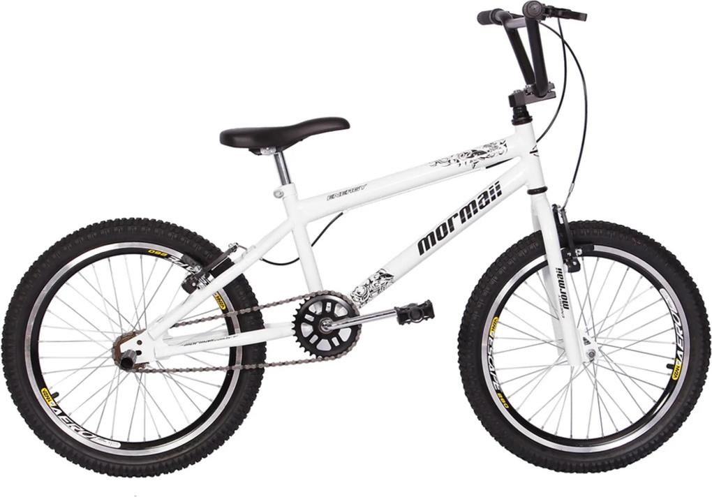 Bicicleta Mormaii Cross Energy Aro 20 Infantil Branco