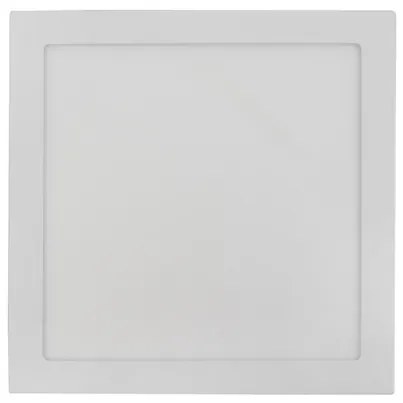 Plafon Led Embutir Quadrado Aluminio Branco 24W Yamamura - LED BRANCO FRIO (6000K)