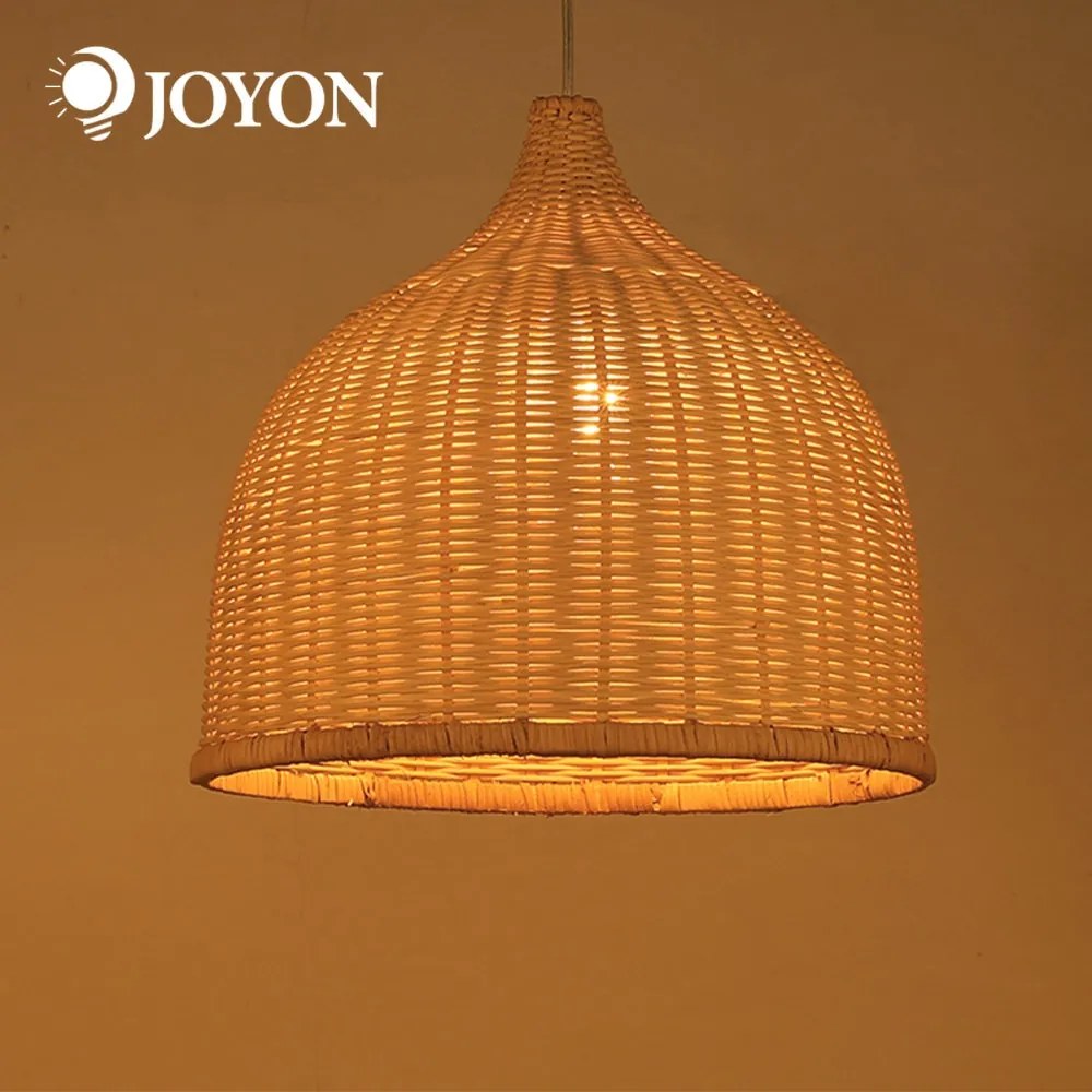 Luminária Pendente  Rattan Luzes Pingente, Sudeste Asiático, Lustre De Vime, Sala De Jantar, Arte De Bambu.