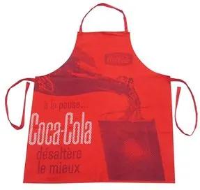 Avental de Cozinha Coca Cola Servindo Vermelho Vintage