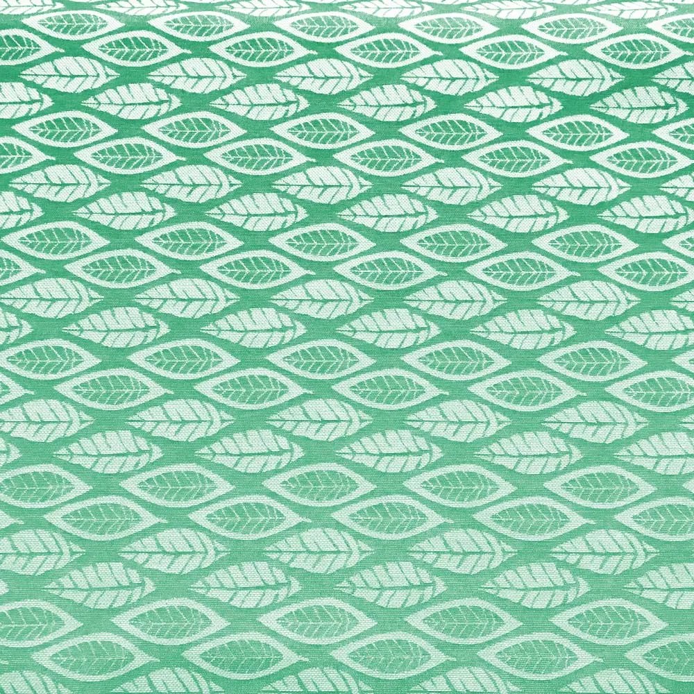 Tecido Jacquard Folhas Verde A14 20 Metros - D'Rossi