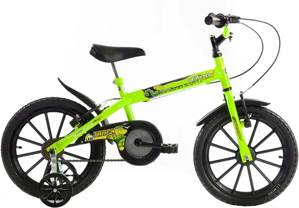 Bicicleta Aro 16 Dino Neon Vbrake Amarelo-Neon Track & Bikes
