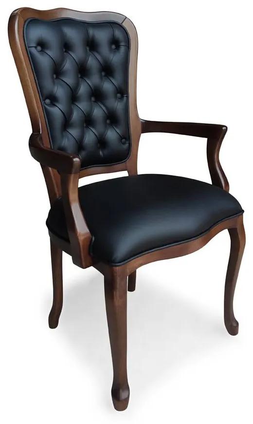 Cadeira com Braço Inglesa Madeira Maciça Eucalipto Design Clássico Peça Artesanal