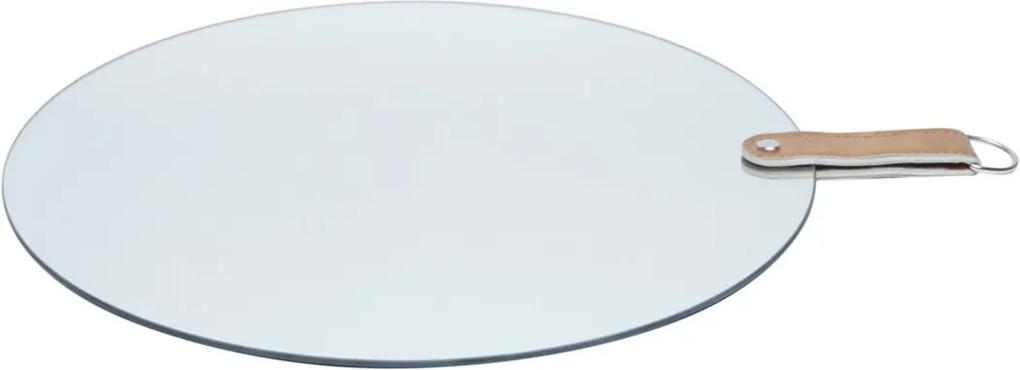Espelho De Vidro Não Emoldurado Frameless Round C/Camada Prata 33X33X3cm