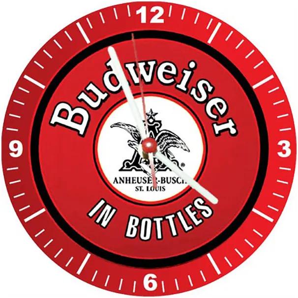 Relógio Decorativo Budweiser In Bottles