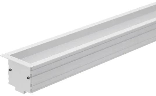 Perfil Led Embutir Aluminio Branco 23w 4000k 1m Archi