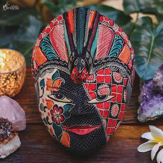 Máscara Batik Decorativa Color