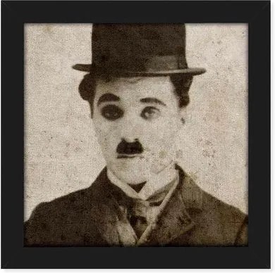 Quadro Retrô Charlie Chaplin
