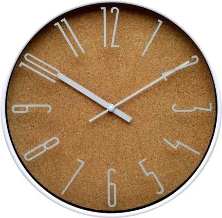 Relógio de Parede 30,5cm Bege Light Wood