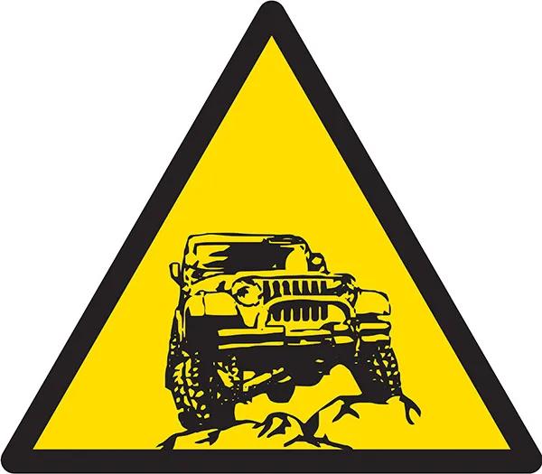 Placa Jeep na Trilha