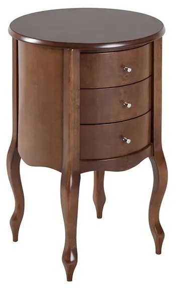 Barrica Clássica Luis Xv 3 Gavetas - Wood Prime SM 1029239