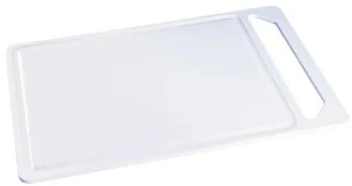 Tabua de Corte em Plástico Branca 1 Peça