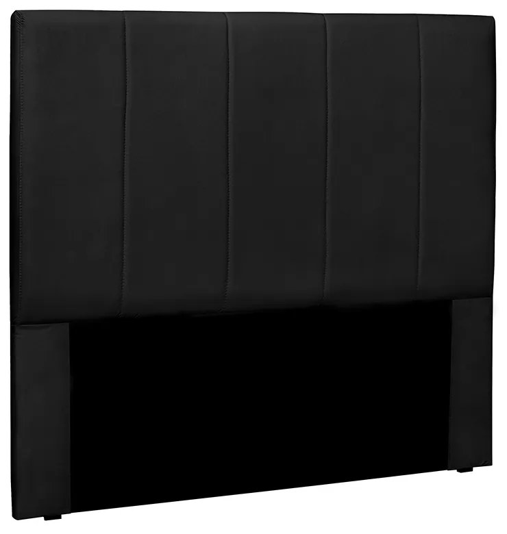 Cabeceira Arizona Para Cama Box King 195 cm Corino Preto - D'Rossi