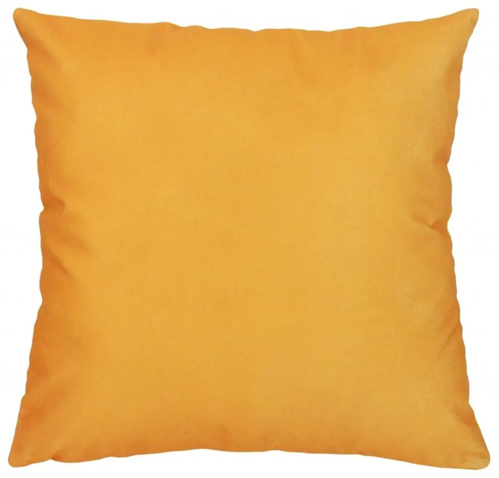 Capa de Almofad&atilde;o Lisa Amarelo Suprema 60x60