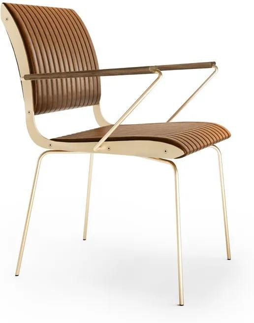 Cadeira com Braço Falx Estofada Coleção Bari Tremarin Design by Fernando Sá Motta