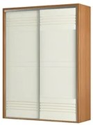 Guarda Roupa Solteiro 179cm 2 Portas de Correr 100% MDF TW601 Freijó/O