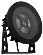 Projetor Led Aluminio Preto 25w 2700k 30 Ip67 Flat