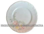 Prato Sobremesa 19 Cm Porcelana Schmidt - Dec. Romântica Pomerode 2° Linha E005