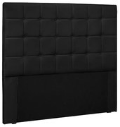 Cabeceira Cama Box Casal King 195cm Verona Corano Preto - Sheep Estofados - Preto