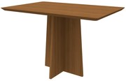 Mesa de Jantar Retangular Angra 120 cm Imbuia - D'Rossi