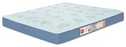 Colchão Casal Sleep Max Espuma D45 128x188x25cm Branco/Azul - Castor