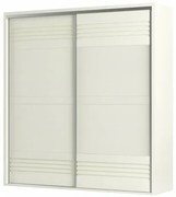 Roupeiro Menfis 2 Portas cor Freijo Off White 223cm - 66707 Sun House