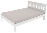 Cama de casal MDP CM8007 Branco G69 - Gran Belo