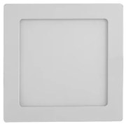 Plafon Led Embutir Quadrado Branco 12W Yamamura - LED BRANCO QUENTE (3000K)