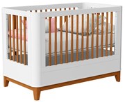 Berço Mini Cama Boom Slim Square - Branco Fosco