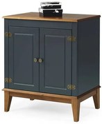 Buffet Antoine 2 Portas Azul Petróleo 74cm - 67841 Sun House