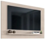 Painel Para TV  Até 60 Pol. com Prateleira 1.35 Safira C14 Off White -