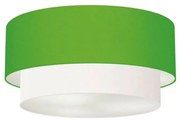 Plafon de Sobrepor Cilíndrico SP-3017 Cúpula Cor Verde Limão Branco