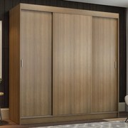 Guarda-Roupa Casal Madesa Reno 3 Portas de Correr Rustic Cor:Rustic