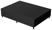 Base para Cama Box Casal 138x188cm Hit I02 Suede Preto - Mpozenato