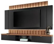 Painel Suspenso para TV até 70 Pol. 219cm Illuna H01 Preto/Nature - Mp