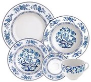 Aparelho de Jantar Tramontina Dulce 20 Peças em Porcelana Decorada