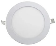 Plafon Led Embutir Redondo Branco 12W Yamamura - LED BRANCO QUENTE (3000K)