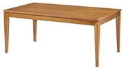 Mesa de Jantar Retangular Madeleine Madeira Macica Cor Nogal 180cm - 37706 Sun House