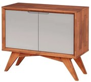 Buffet Bella 2 Portas cor Natural com Laca Fendi 90cm - 58628 Sun House