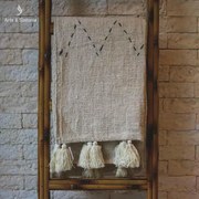 Manta em Algodão Boho Minimalista