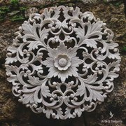 Mandala Floral em Marmorite 38cm