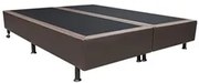 Base Box para Cama Casal King 192x203cm Bipartido Liz S05 Sintético Ma